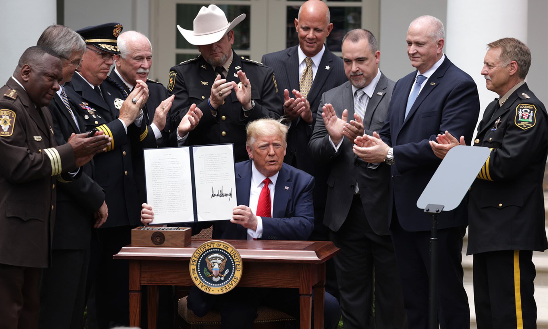 Trump at signing of Executive Order