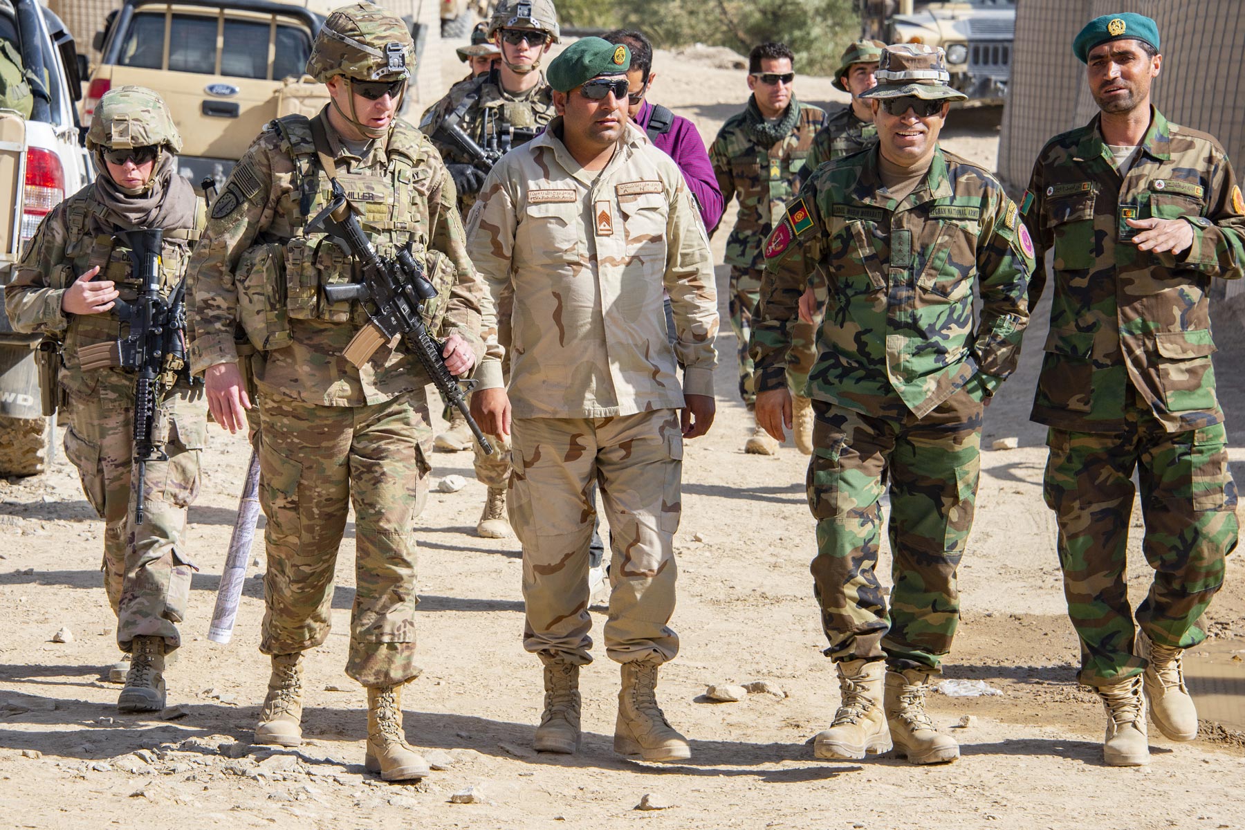 US, Coalition, Afghan troops