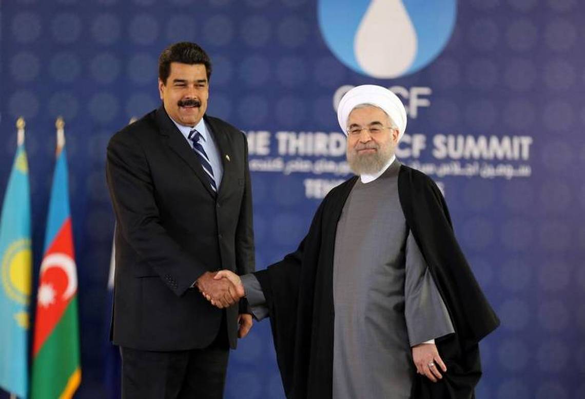 The leaders of Venezuela and Iran