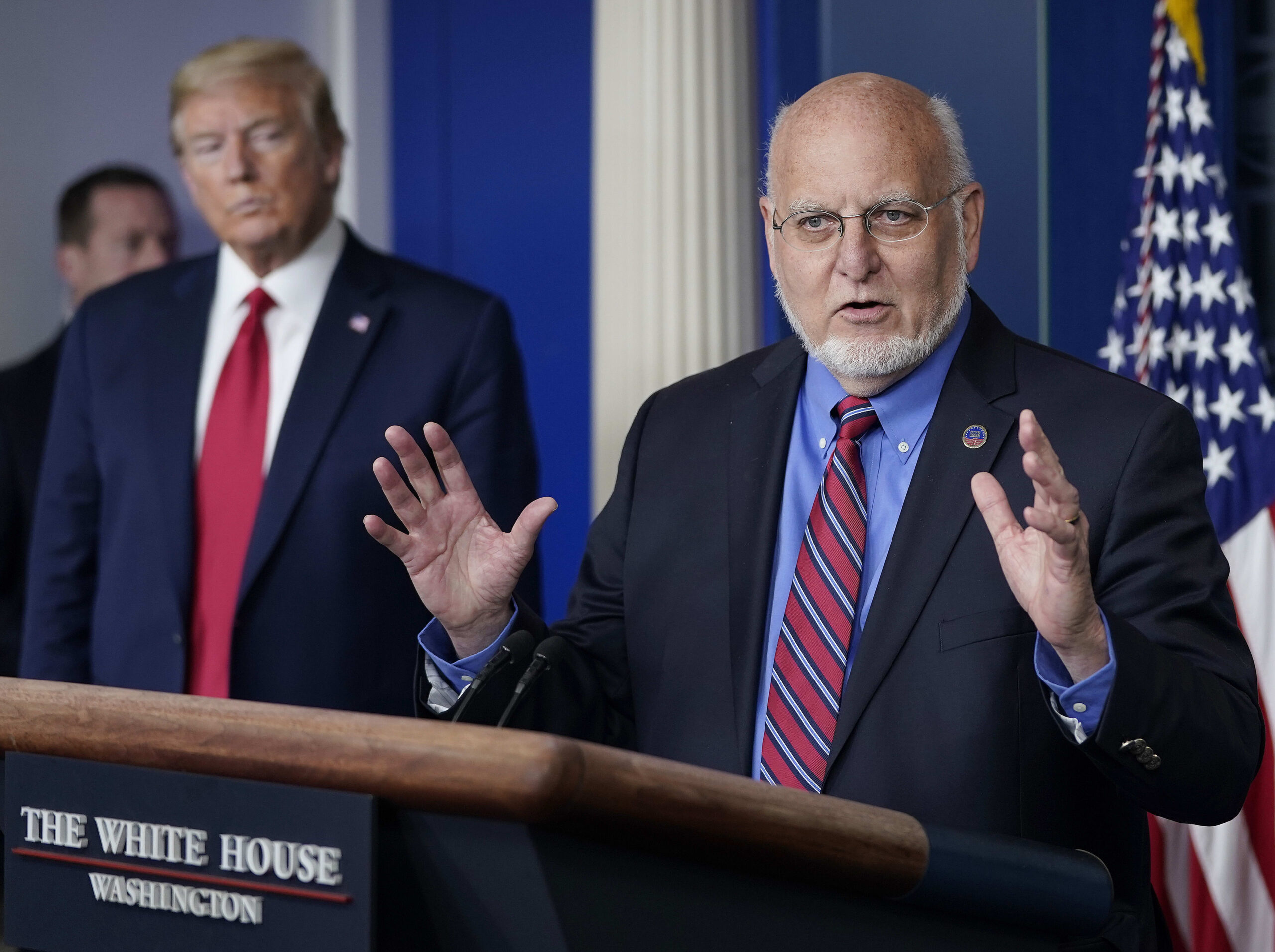 Pres. Trump and CDC Director, Robert Redfield